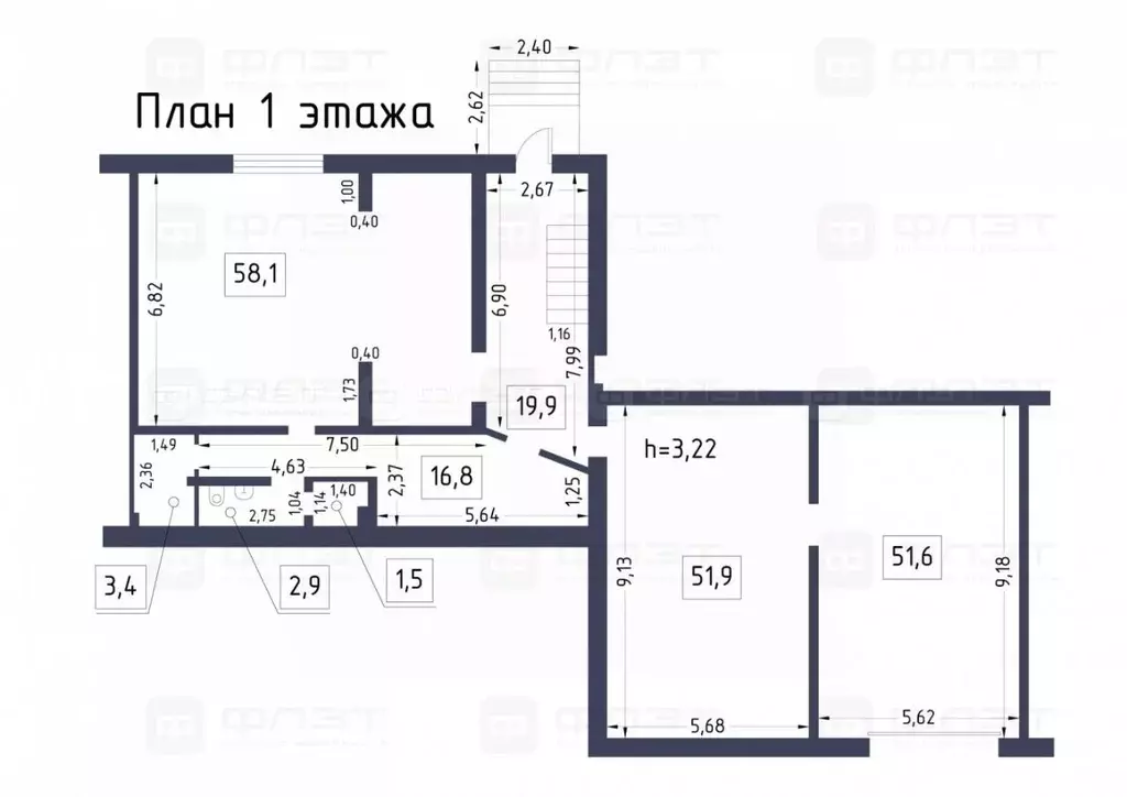 Офис в Татарстан, Казань ул. Сеченова, 17 (721 м) - Фото 2