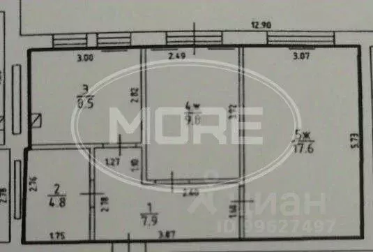 2-к кв. Калининградская область, Гурьевский муниципальный округ, пос. ... - Фото 2