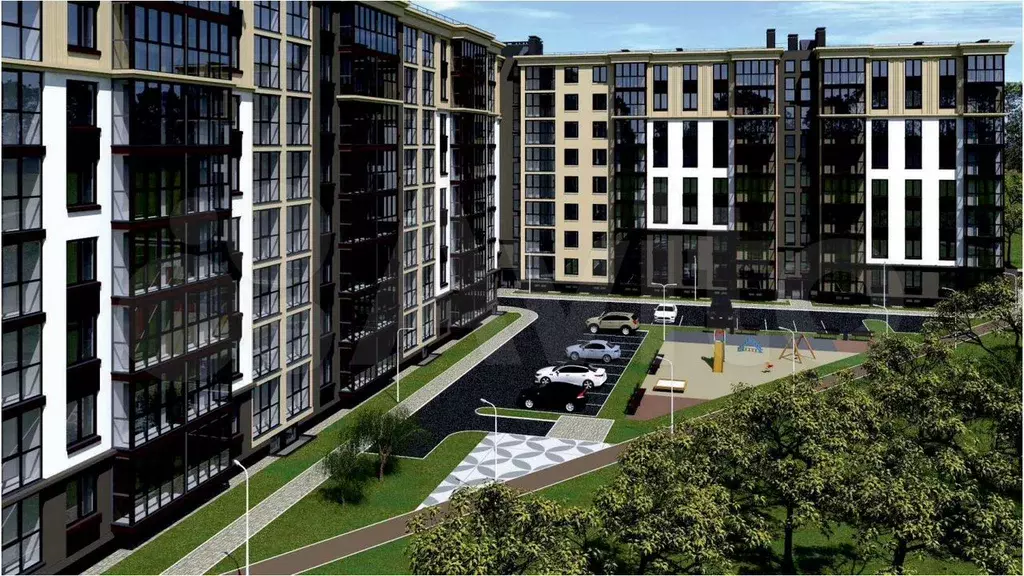 1-к. квартира, 40,7 м, 8/8 эт. - Фото 0