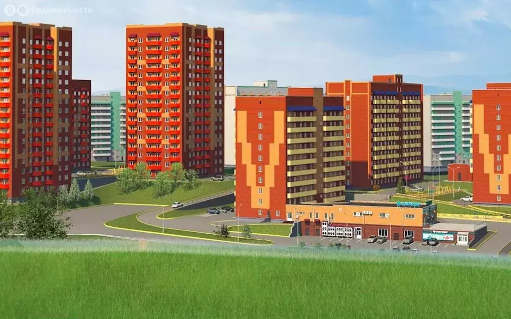 Квартира-студия: Красноярск, проспект 60 лет Образования СССР, 56 ... - Фото 1