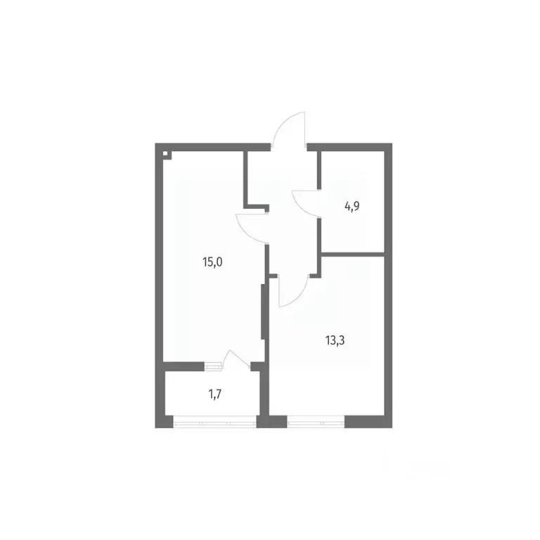 1-к кв. Калининградская область, Калининград пос. Лермонтовский, ул. ... - Фото 1