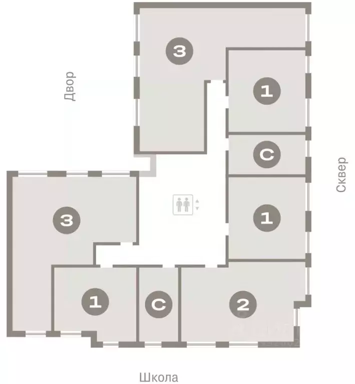 3-к кв. Свердловская область, Екатеринбург Академический мкр, 19-й ... - Фото 1