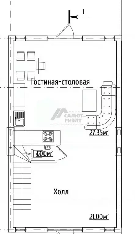 Таунхаус в Калининградская область, Светлогорск ул. Штрауса (147 м) - Фото 1