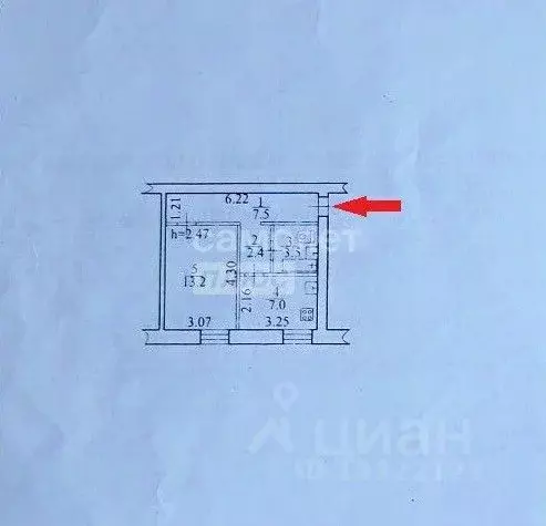 1-к кв. Еврейская автономная область, Биробиджан ул. Шолом-Алейхема, ... - Фото 2