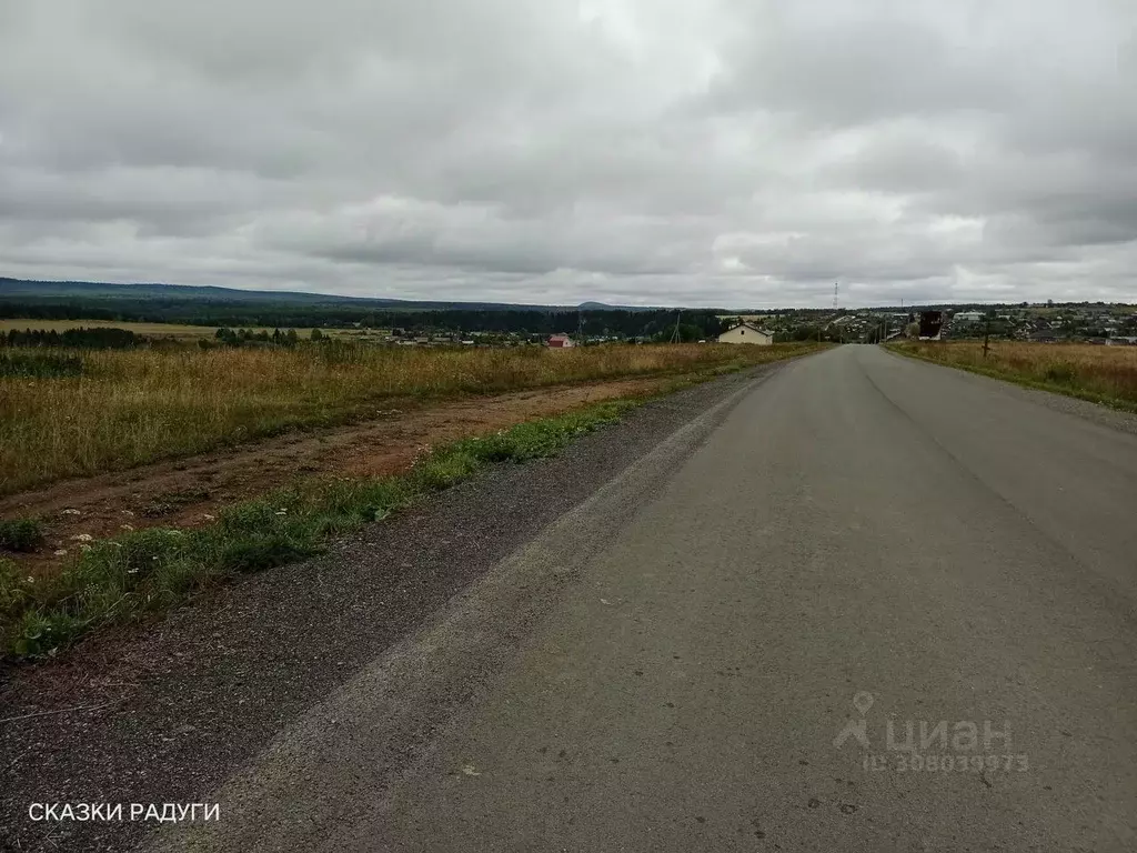 Участок в Свердловская область, Шалинский городской округ, с. Чусовое  ... - Фото 1