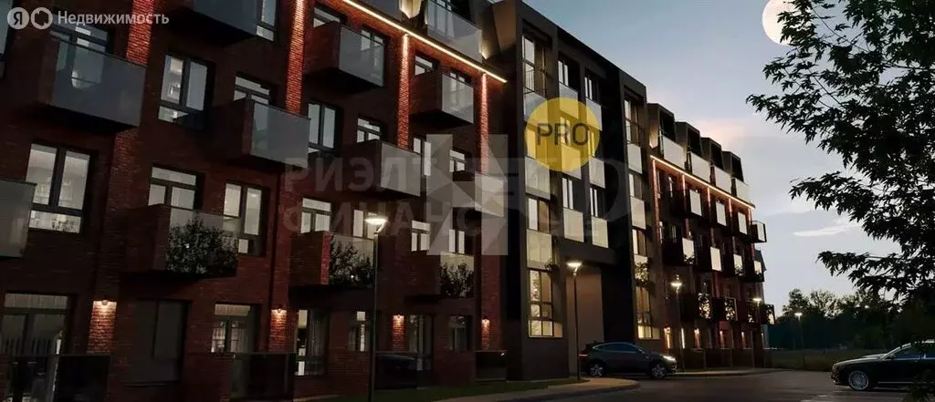 Квартира-студия: Зеленоградск, ЖК Грани (40 м) - Фото 1