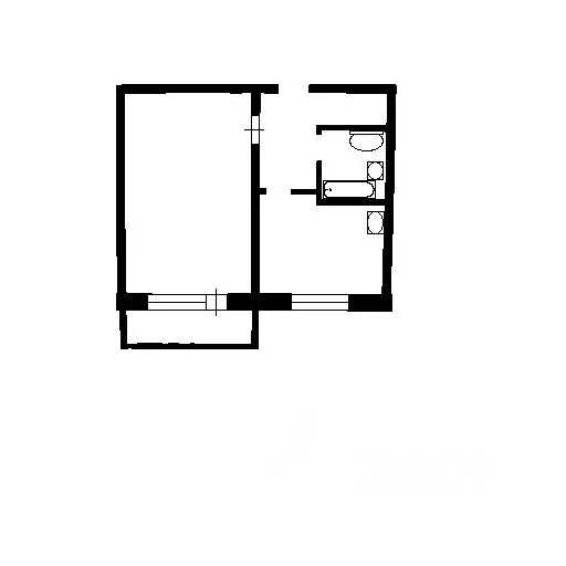 1-к кв. Самарская область, Тольятти Автозаводское ш., 39 (39.2 м) - Фото 2