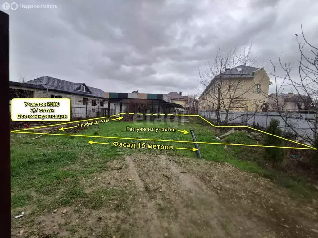 Участок в Анапа, улица Кати Соловьяновой (7.7 м) - Фото 1