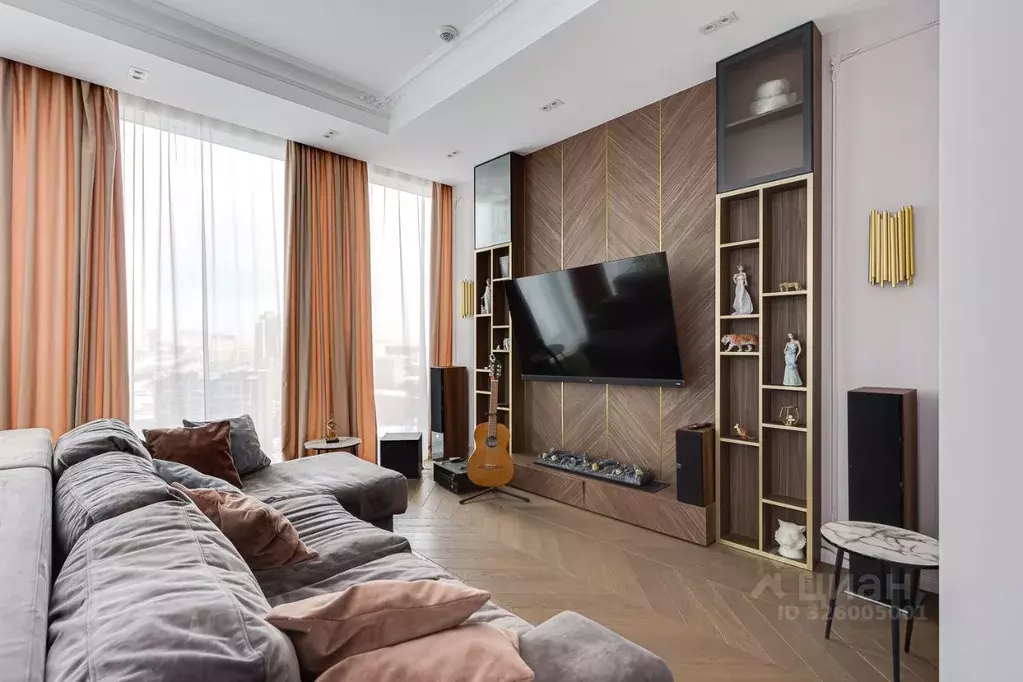 2-к кв. Москва 1-й Красногвардейский проезд, 22с2 (95.6 м) - Фото 2