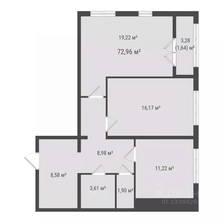 2-к кв. Сахалинская область, Южно-Сахалинск Зеленая Планета на Мира ... - Фото 1