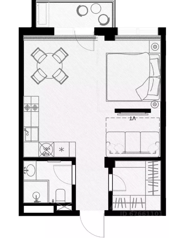 1-к кв. Краснодарский край, Сочи ул. Ленина, 290/8к2 (39.2 м) - Фото 0