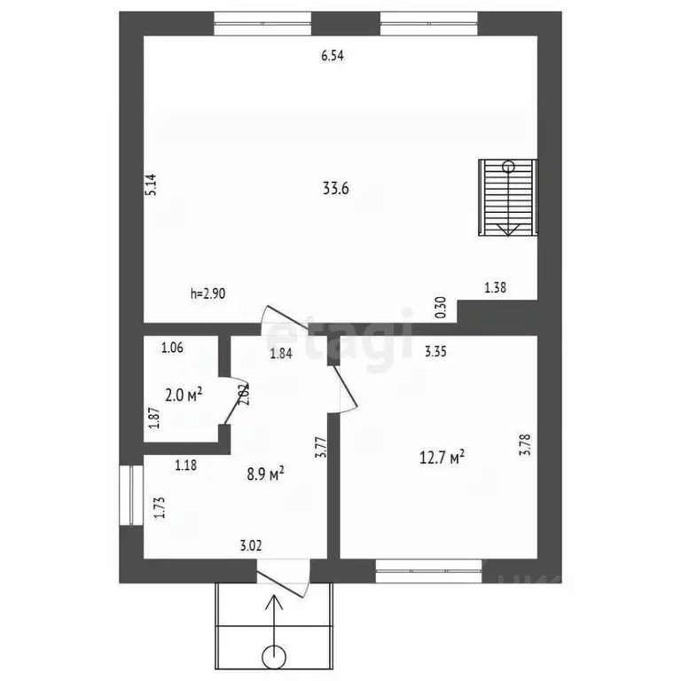 Дом в Ростовская область, Таганрог Портовик садовое товарищество,  (65 ... - Фото 2