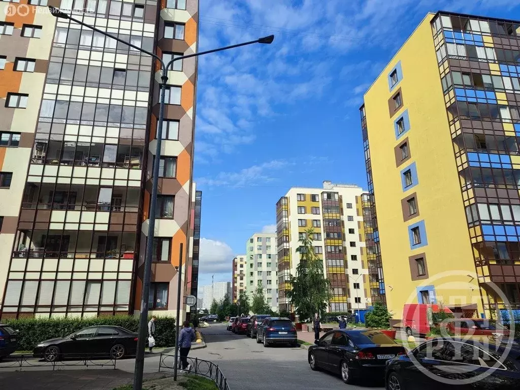 Квартира-студия: Кудрово, Центральная улица, 54к2 (25 м) - Фото 1