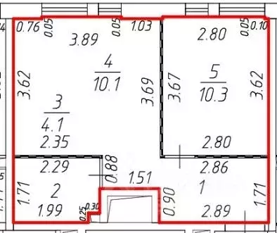 2-к кв. Москва Новоостаповская ул., 16к1 (34.6 м) - Фото 1