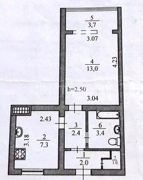 1-к кв. Севастополь ул. Колобова, 21 (32.8 м) - Фото 1