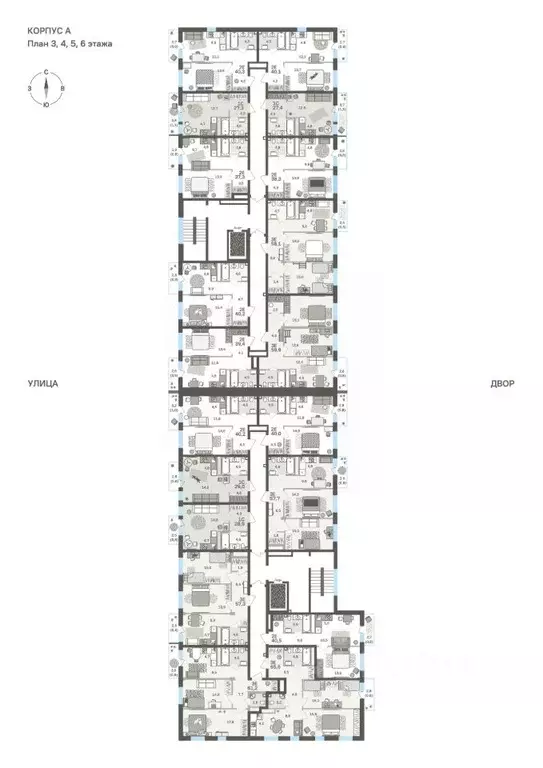 Студия Пермский край, Пермь Городские Горки мкр,  (27.3 м) - Фото 1