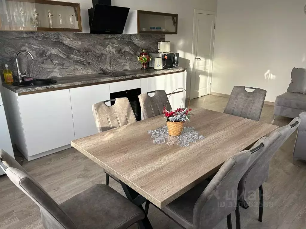 2-к кв. Калининградская область, Зеленоградск ул. Тургенева, 9А (73.0 ... - Фото 2