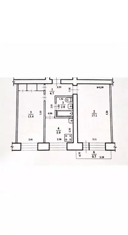 2-к кв. Забайкальский край, Чита ул. Декабристов, 2Б (44.6 м) - Фото 0