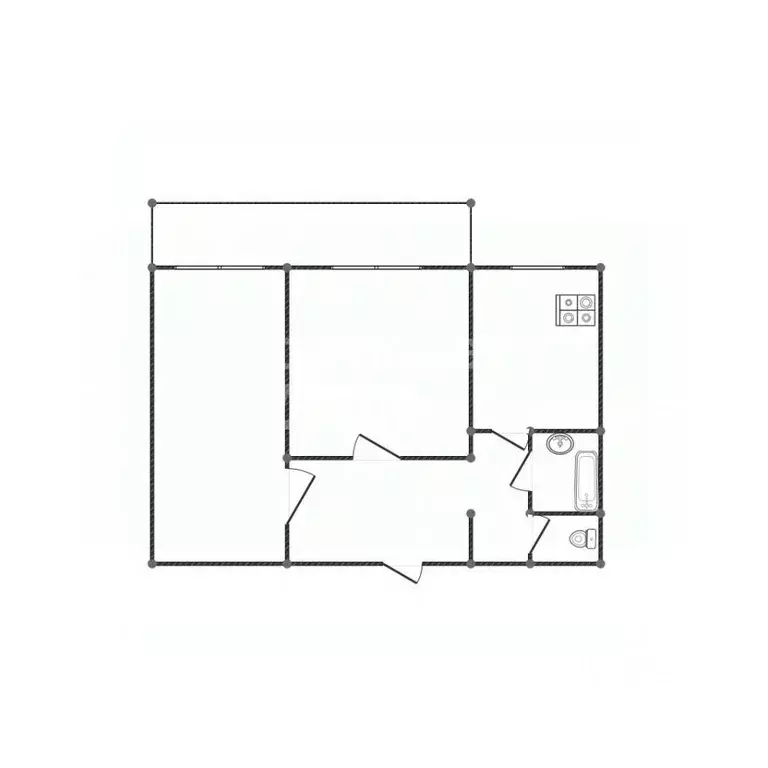 2-к кв. Липецкая область, Липецк ул. Циолковского, 43 (51.0 м) - Фото 2