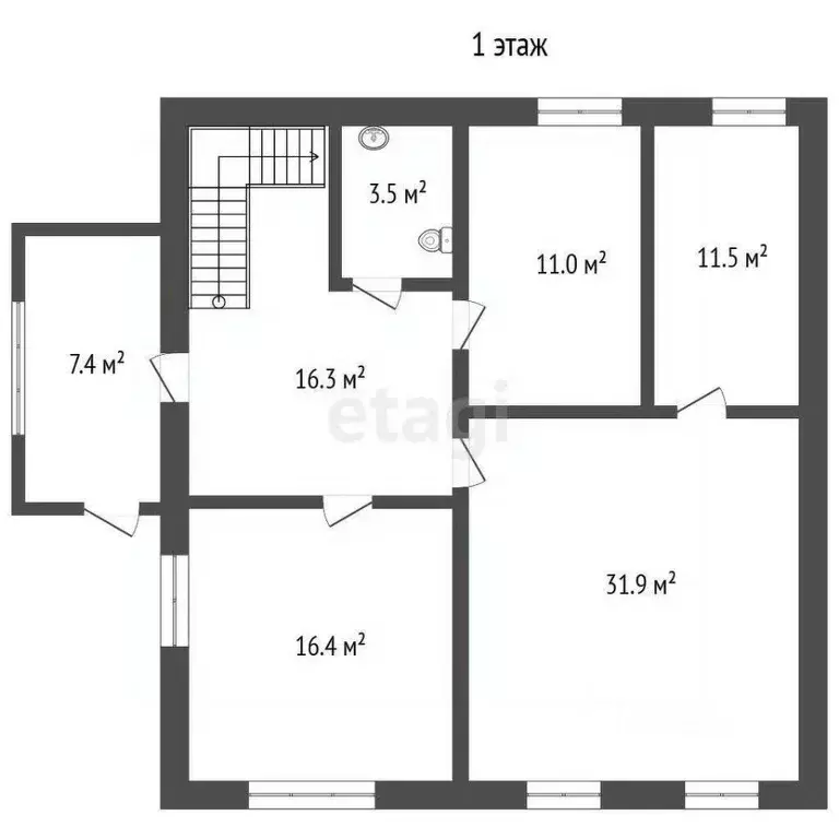 Дом в Тюменская область, Тюмень ул. Калинина (156 м) - Фото 0