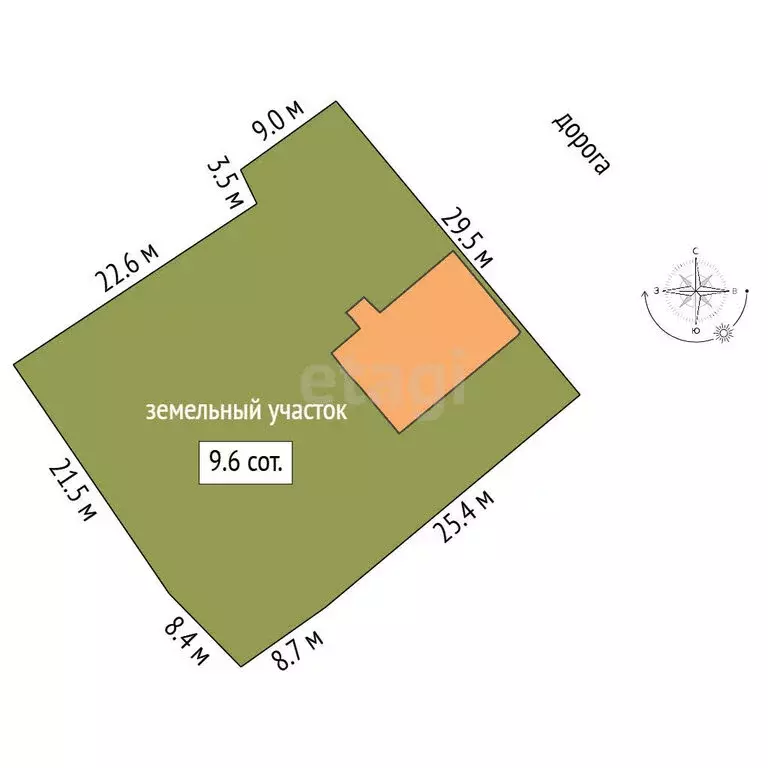 Дом в Ялуторовск, улица Якушкина (87.4 м) - Фото 1