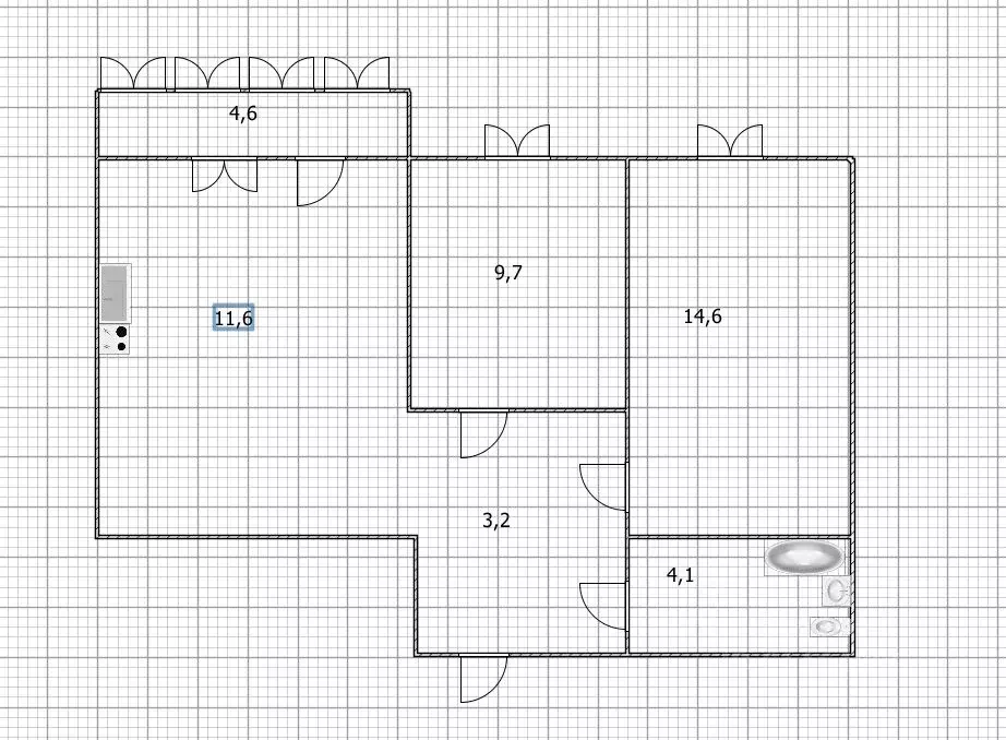 2-к кв. Башкортостан, Уфа ул. Летчика Кобелева, 3/1 (45.0 м) - Фото 2
