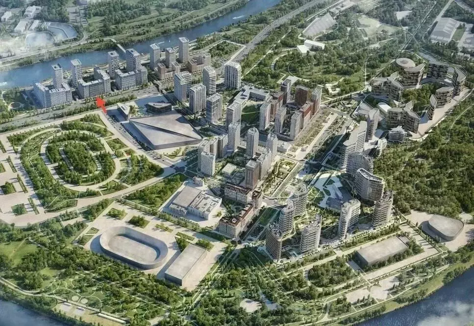 Помещение свободного назначения в Москва Жилой комплекс остров, 4-й ... - Фото 1
