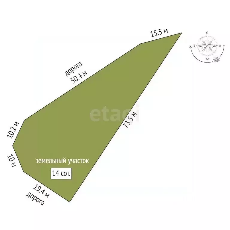 Участок в Ростовская область, Азов Азовский район, Соловьиный пер. ... - Фото 1