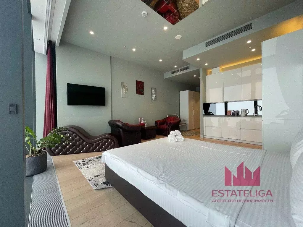 Студия Москва 1-й Красногвардейский проезд, 22с1 (39.7 м) - Фото 2