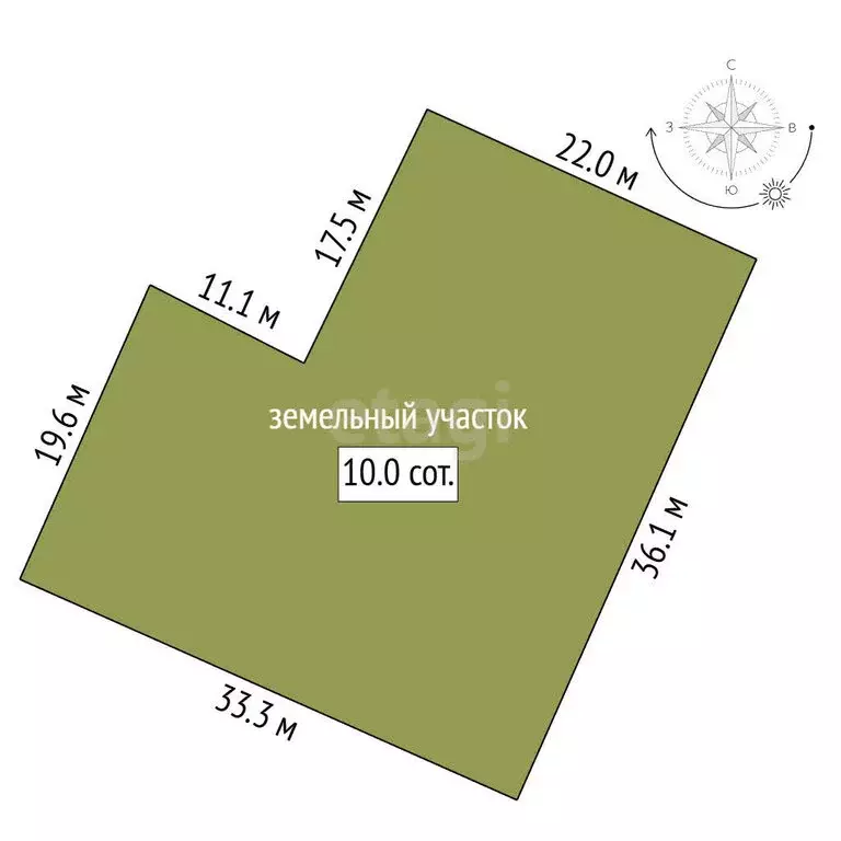 Участок в Оржицкое сельское поселение, СНТ Елагино (10.04 м) - Фото 2