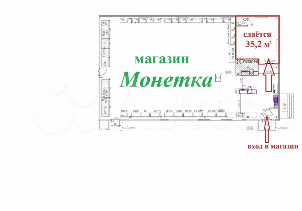 Свободного назначения, 35.3 м с. Дмитриевка - Фото 0