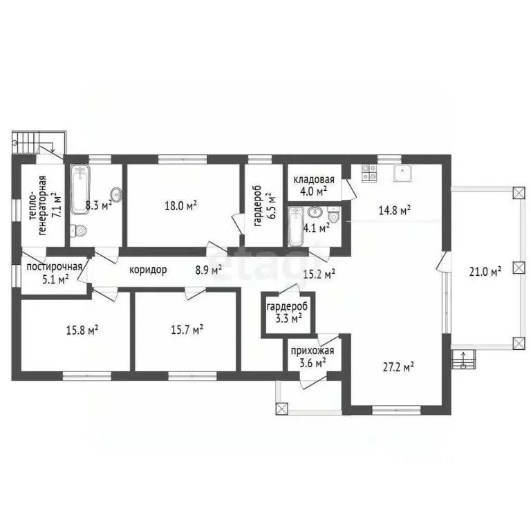 Дом в Ростовская область, Ростов-на-Дону Приветливая ул. (160 м) - Фото 2
