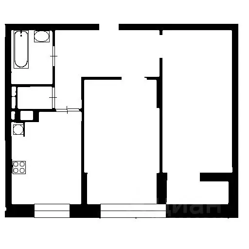 2-к кв. Санкт-Петербург ул. Парфеновская, 5 (56.0 м) - Фото 1