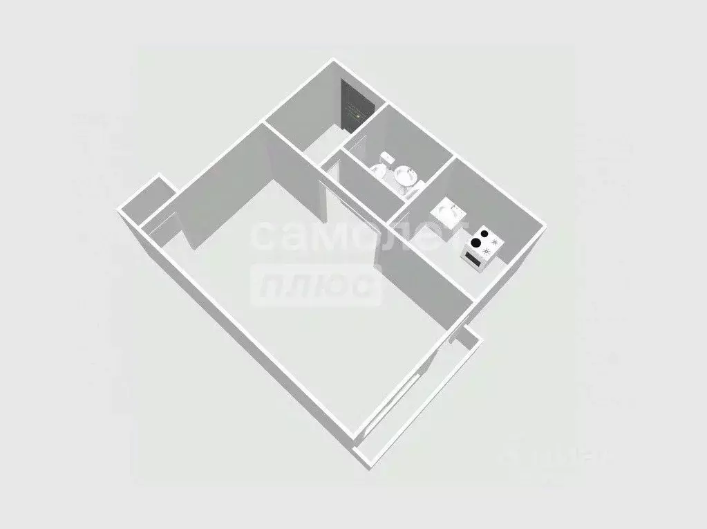 1-к кв. Тульская область, Тула ул. Гайдара, 6 (34.5 м) - Фото 1