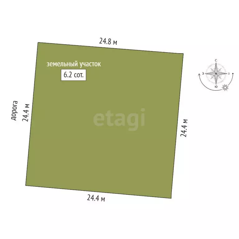 Участок в Феодосия, улица Ворун, 12 (6.2 м) - Фото 1