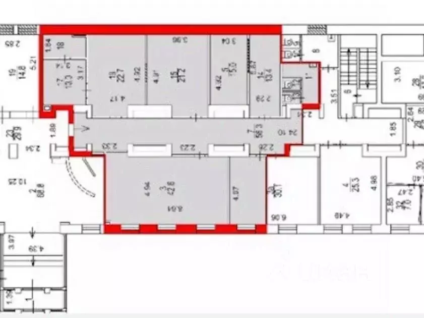 Офис в Москва Ленинградский просп., 47 (216 м) - Фото 2