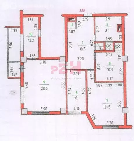 Помещение свободного назначения (113.4 м) - Фото 2
