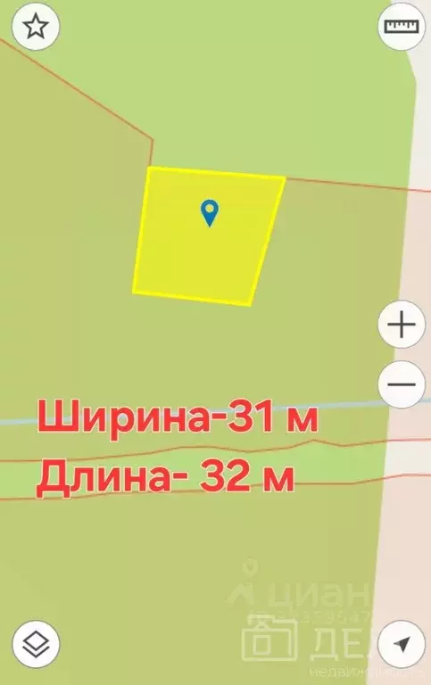 Участок в Рязанская область, Клепиковский район, с. Криуша  (10.3 ... - Фото 1