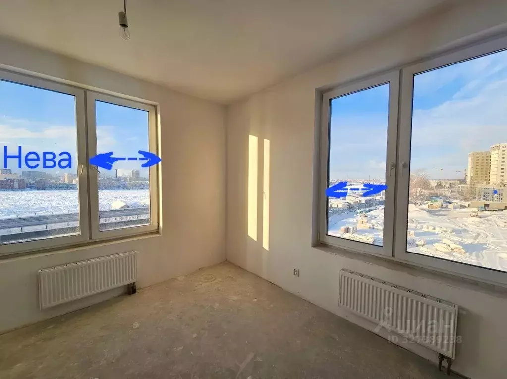 2-к кв. Санкт-Петербург Октябрьская наб., 40 (74.0 м) - Фото 1