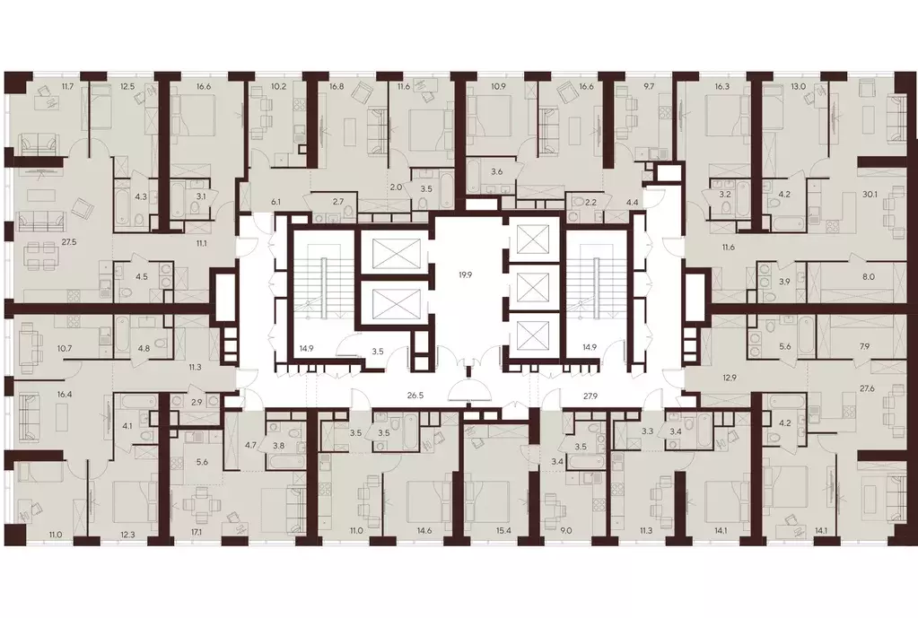 3-к кв. Москва ул. Куусинена, вл21 (91.3 м) - Фото 2