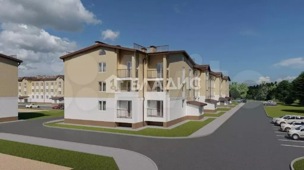 2-к. квартира, 56 м, 2/3 эт. - Фото 1