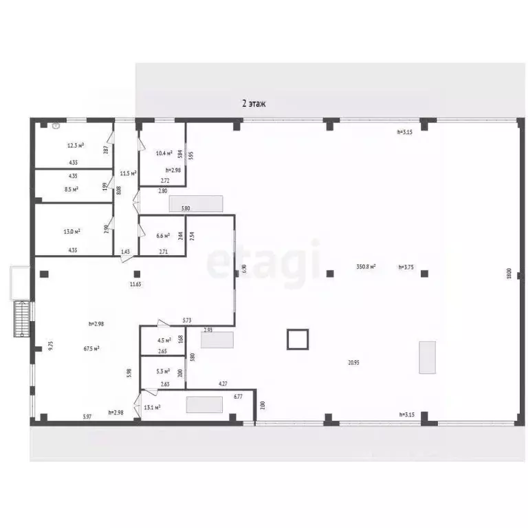 Склад в Архангельская область, Котлас ул. Новая Ветка, 3к5 (1047 м) - Фото 1
