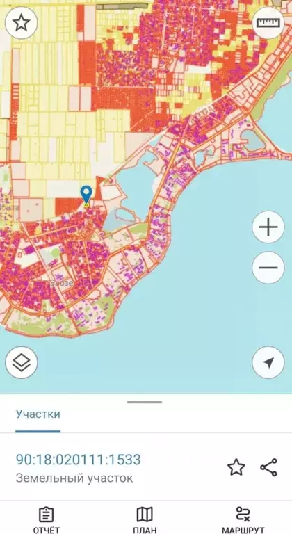 Участок в Крым, Евпатория городской округ, Заозерное пгт ул. Зеленая, ... - Фото 0