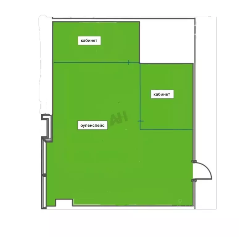 Помещение свободного назначения в Москва наб. Пресненская, 8с1 (48 м) - Фото 2