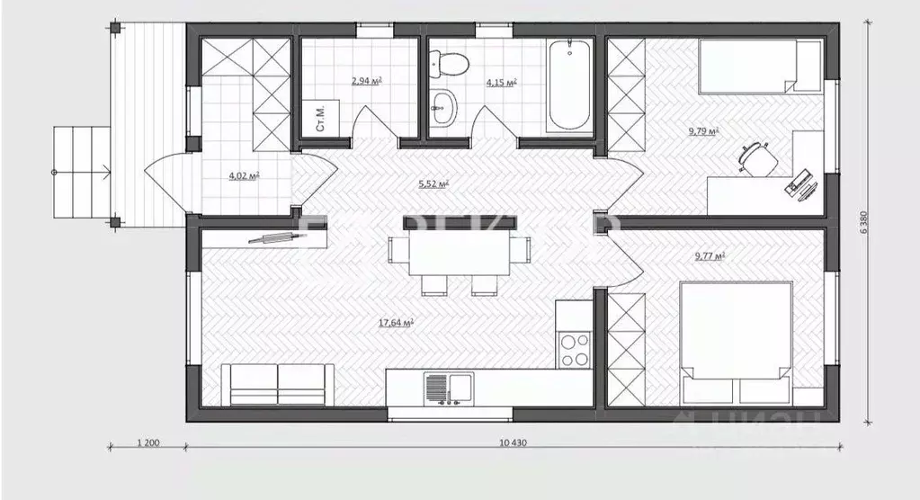 Дом в Ивановская область, Ивановский район, Коляновское с/пос, д. ... - Фото 2