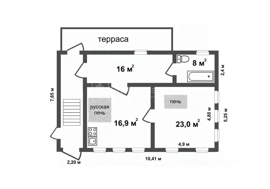 Дом в Владимирская область, Меленковский муниципальный округ, с. ... - Фото 2