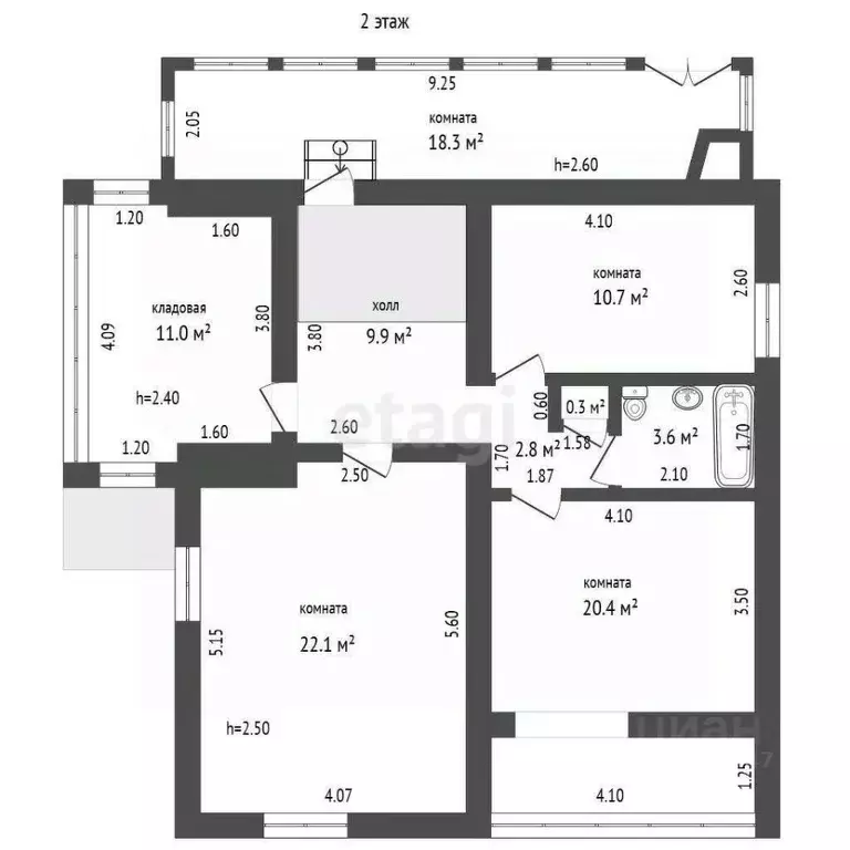 Дом в Крым, Симферополь ул. Дмитриева (255 м) - Фото 2