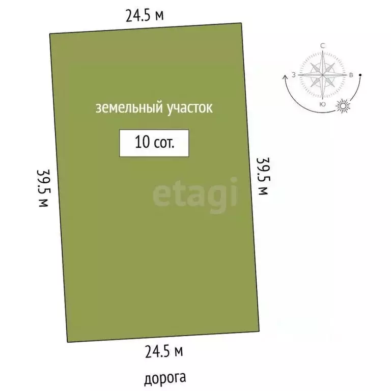 Участок в Тюменская область, Нижнетавдинский муниципальный округ, ... - Фото 2