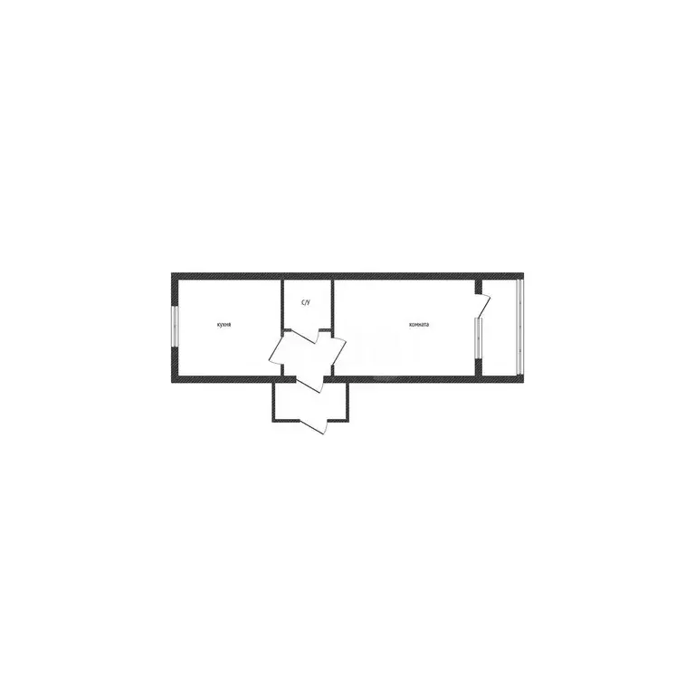1-комнатная квартира: Краснодар, Черкасская улица, 135 (38.9 м) - Фото 1