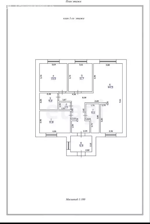 Дом в Ульяновск, улица Дементьева (105.9 м) - Фото 1